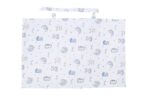 Ποδιά Θηλασμού bebe Bear's Nest 03 105x70 White-Sky Blue 100% Cotton - Image 2