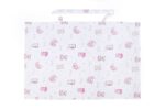 Ποδιά Θηλασμού bebe Bear's Nest 04 105x70 White-Pink 100% Cotton - Image 2