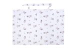 Ποδιά Θηλασμού bebe Bear's Nest 05 105x70 White-Grey 100% Cotton - Image 2