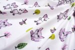 Σεντόνια Εμπριμέ Σετ 2 τεμ kids Baby Foxes 594 160X240 White-Pastel Lilac 100% Cotton - Image 2