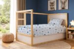 Σεντόνια Εμπριμέ Σετ 2 τεμ kids Bear's Playtime 591 160X240 Sky Blue 100% Cotton