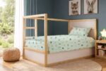 Σεντόνια Εμπριμέ Σετ 2 τεμ kids Bear's Playtime 593 160X240 Mint 100% Cotton
