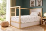Σεντόνια Εμπριμέ Σετ 3 τεμ kids Whimsical Mountainside 588 160X240 White-Grey 100% Cotton