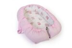 Φωλιά Ύπνου bebe Bear's Nest 04 85x60x15 White-Pink 100% Cotton - Image 2