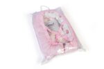 Φωλιά Ύπνου bebe Bear's Nest 04 85x60x15 White-Pink 100% Cotton - Image 6