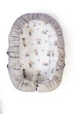 Φωλιά Ύπνου bebe Bear's Nest 05 85x60x15 White-Grey 100% Cotton