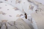 Φωλιά Ύπνου bebe Bear's Nest 05 85x60x15 White-Grey 100% Cotton - Image 3