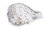 Φωλιά Ύπνου bebe Bear's Nest 05 85x60x15 White-Grey 100% Cotton - Image 4