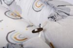 Φωλιά Ύπνου bebe Rainbow 01 85x60x15 White-Grey 100% Cotton - Image 3