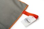 Πετσέτα Γυμναστηρίου Quick Dry 50x80 Grey-Orange 90/10 Polyester/Polyamide - Image 2