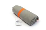Πετσέτα Γυμναστηρίου Quick Dry 50x80 Grey-Orange 90/10 Polyester/Polyamide - Image 3