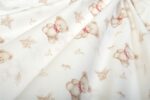 Σεντόνια Εμπριμέ Σετ 3 τεμ kids Newborn Bear 716 160x240 White-Beige 100% Cotton - Image 2