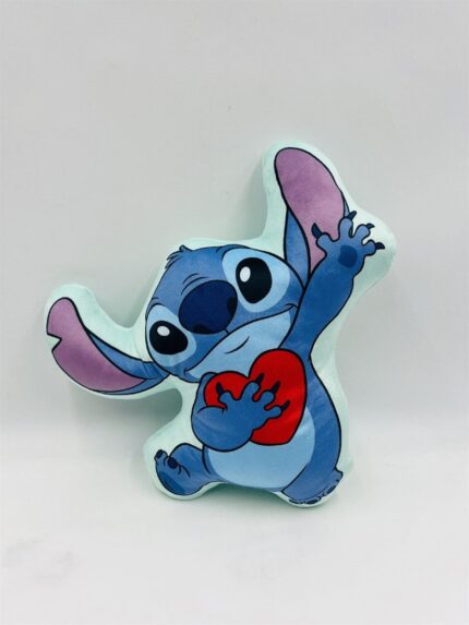 Μαξιλάρι 3D Disney Home Stitch 615 35 cm Light Aqua 100% Velboa