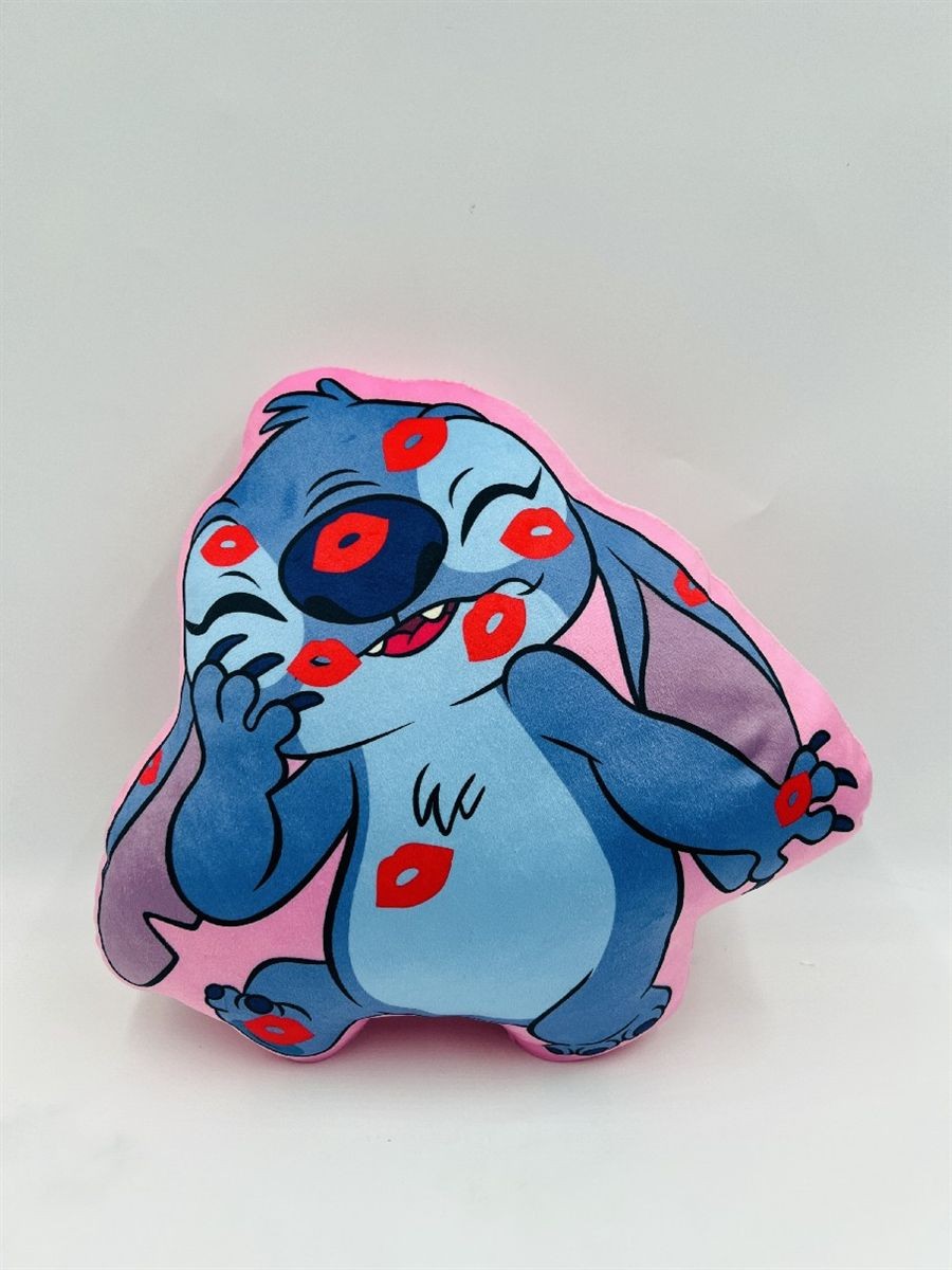 Μαξιλάρι 3D Disney Home Stitch 616 35 cm Pink 100% Velboa Μαξιλάρι 3D Disney Home Stitch 616 35 cm Pink 100% Velboa