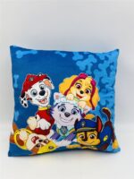 Βελούδινο Μαξιλάρι Nickelodeon Paw Patrol 608 38X38 Blue 100% Velboa