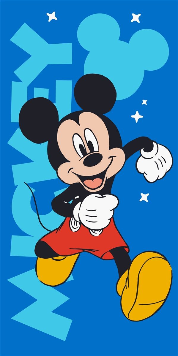Πετσέτα Θαλάσσης Quick Dry Disney Home Mickey 540 70X140 Blue 100% Microfiber