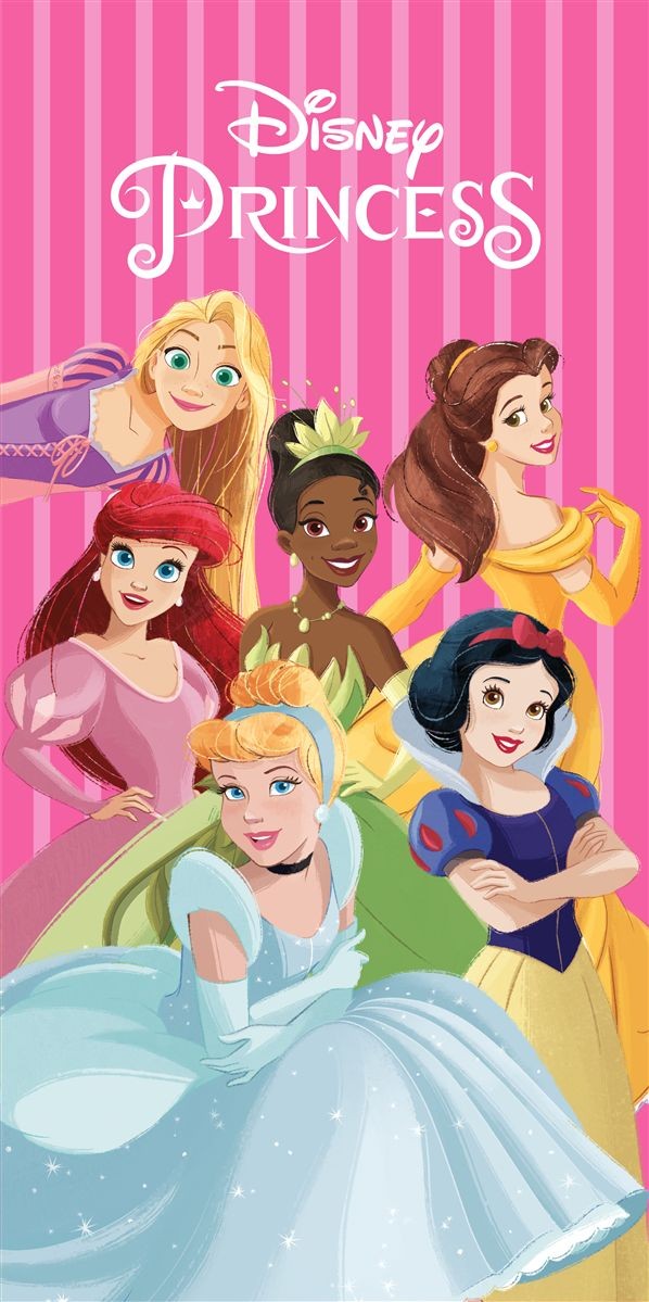 Πετσέτα Θαλάσσης Quick Dry Disney Home Princess 552 70X140 Fuchsia-Pink 100% Microfiber