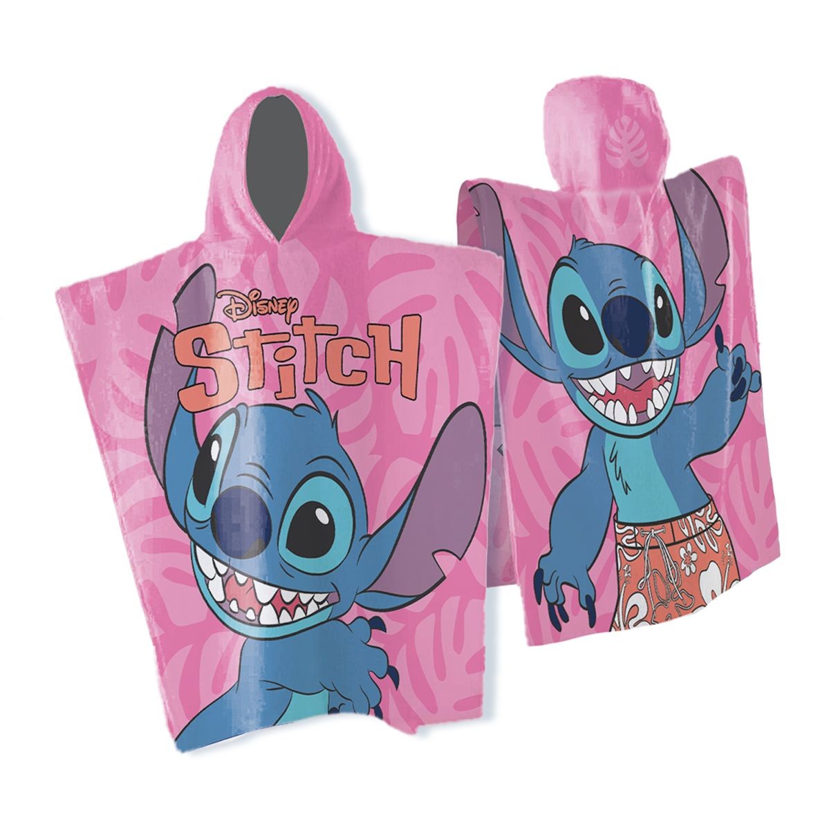 Πόντσο Θαλάσσης Quick Dry Disney Home Lilo & Stitch 556 50X100 Pink 100% Microfiber Πόντσο Θαλάσσης Quick Dry Disney Home Lilo & Stitch 556 50X100 Pink 100% Microfiber