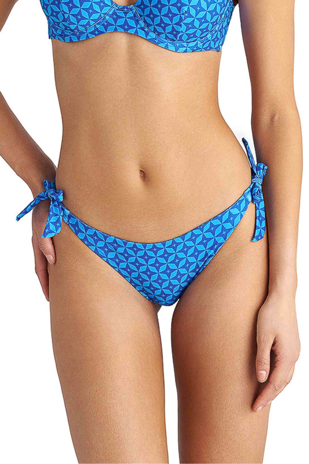 gynaikeio-magio-blu4u-bikini-bottom-blue-ikat-diplis-opseos-deto Γυναικείο Μαγιό BLU4U Bikini Bottom "Blue Ikat" Διπλής Όψεως Δετό - Image 1