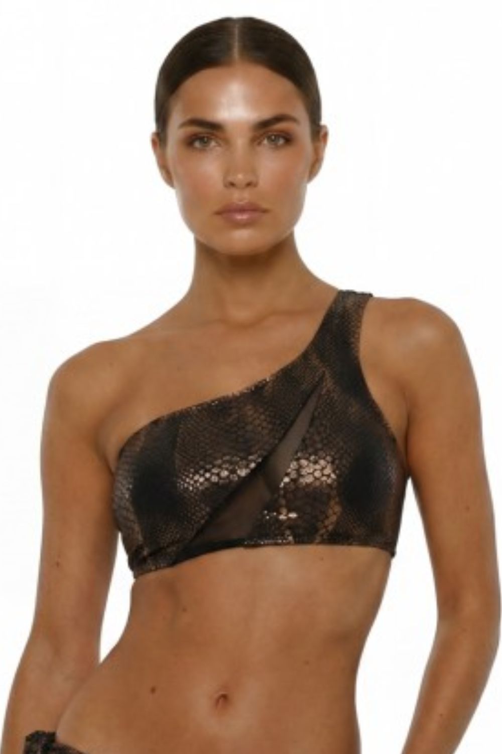 gynaikeio-magio-bluepoint-bikini-top-croco-effect Γυναικείο Μαγιό Bluepoint Bikini Top "Croco Effect" Με Έναν Ώμο - Image 1