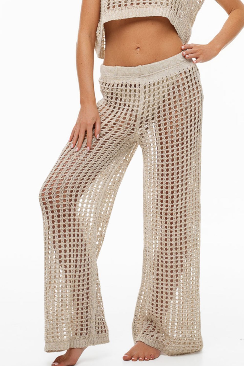 gynaikeio-plekto-panteloni-beachwear-bluepoint-magic-cotton Γυναικείο Πλεκτό Παντελόνι Beachwear Bluepoint “Magic Cotton” - Image 1
