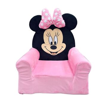 Πολυθρόνα Disney Home Minnie 49 34x47x48 Pink-Black 100% Velboa