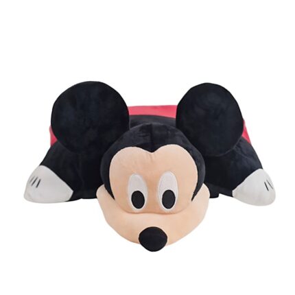 Μαξιλάρι - Λούτρινο 2 σε 1 Disney Home Mickey 87 45X28 Black-Red 100% Polyester