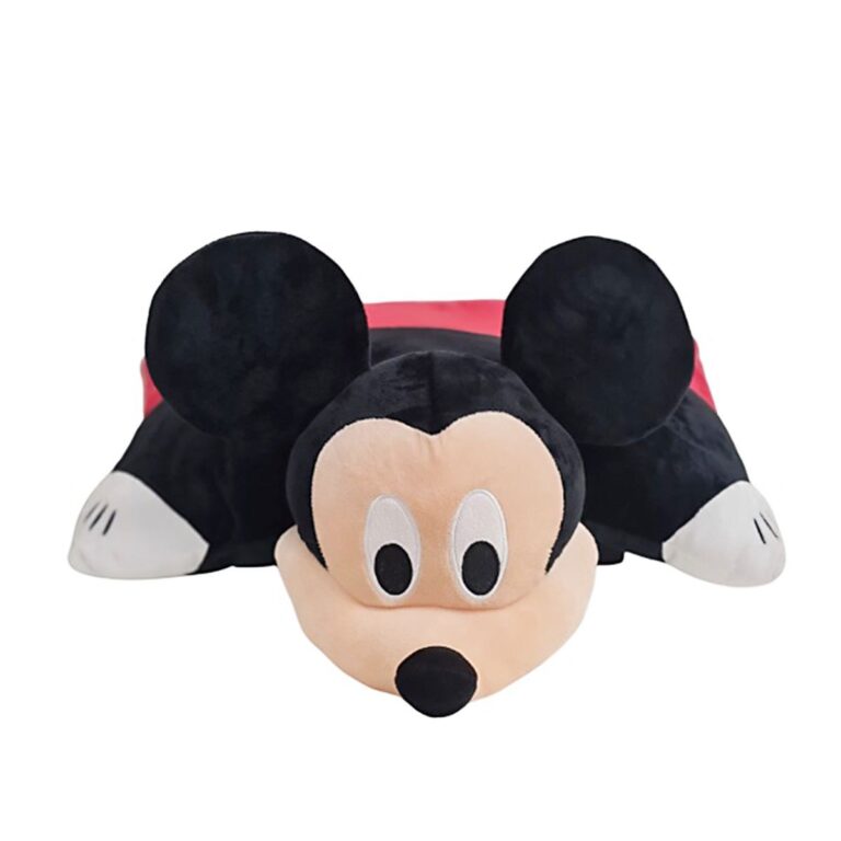 Μαξιλάρι - Λούτρινο 2 σε 1 Disney Home Mickey 87 45X28 Black-Red 100% Polyester