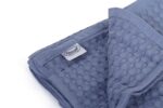 Κουβέρτα Πικέ bebe Μονόχρωμη 325 gr/m² 125x150 Classic Blue 100% Cotton - Image 2