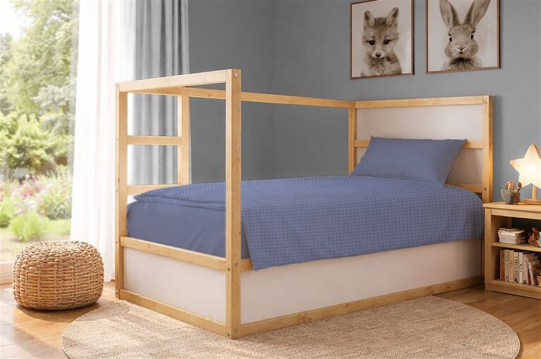 Κουβέρτα Πικέ Μονόχρωμη 325 gr/m² 165x270 Classic Blue 100% Cotton