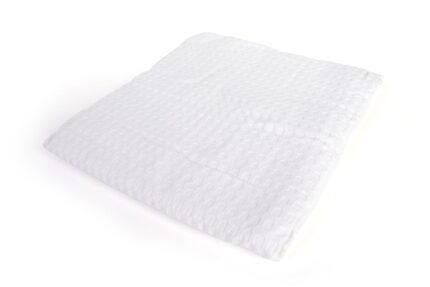 Κουβέρτα Πικέ bebe Μονόχρωμη 325 gr/m² 85x110 White 100% Cotton