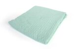 Κουβέρτα Πικέ bebe Μονόχρωμη 325 gr/m² 85x110 Mint 100% Cotton