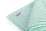 Κουβέρτα Πικέ bebe Μονόχρωμη 325 gr/m² 85x110 Mint 100% Cotton - Image 2