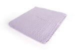 Κουβέρτα Πικέ bebe Μονόχρωμη 325 gr/m² 85x110 Pastel Lilac 100% Cotton