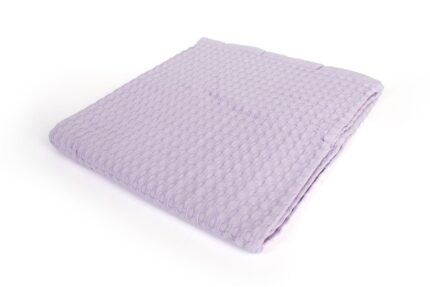 Κουβέρτα Πικέ bebe Μονόχρωμη 325 gr/m² 85x110 Pastel Lilac 100% Cotton