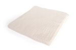 Κουβέρτα Πικέ bebe Μονόχρωμη 325 gr/m² 85x110 Ecru 100% Cotton
