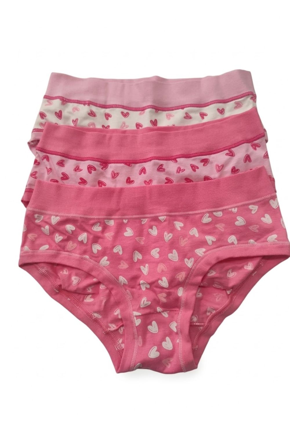 paidika-esoroucha-slip-cotonella-hearts-koritsi-3-pack-1p100 Παιδικά Εσώρουχα Slip Cotonella “Hearts” Κορίτσι (3 Pack) 1P100 - Image 1