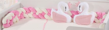 Πάντα Πλεξούδα bebe Wellsoft 50 Μήκος 220 cm White-Pink 100% Polyester