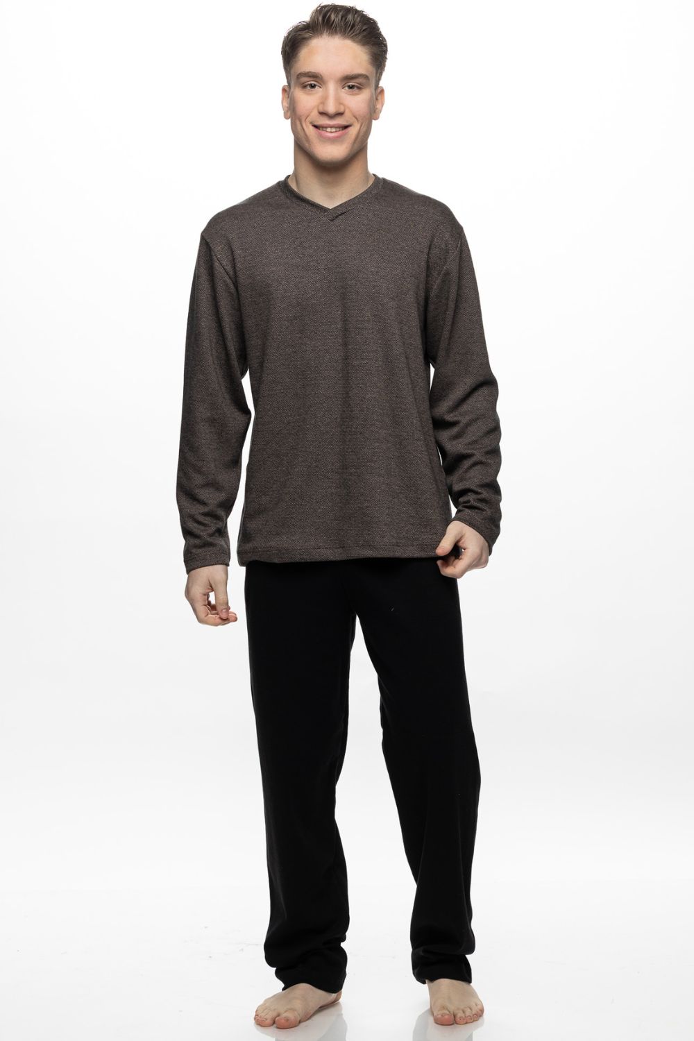 andriki-pitzama-galaxy-v-neck Ανδρική Πιτζάμα Galaxy V-Neck - Image 1